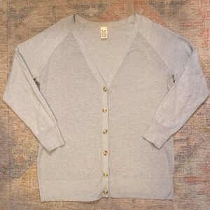 FADED GLORY Women’s Boyfriend Cardigan in Grey